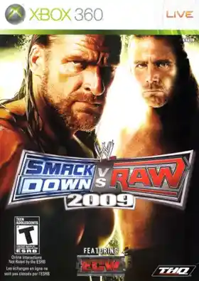 WWE SmackDown vs RAW 2009 (USA) box cover front